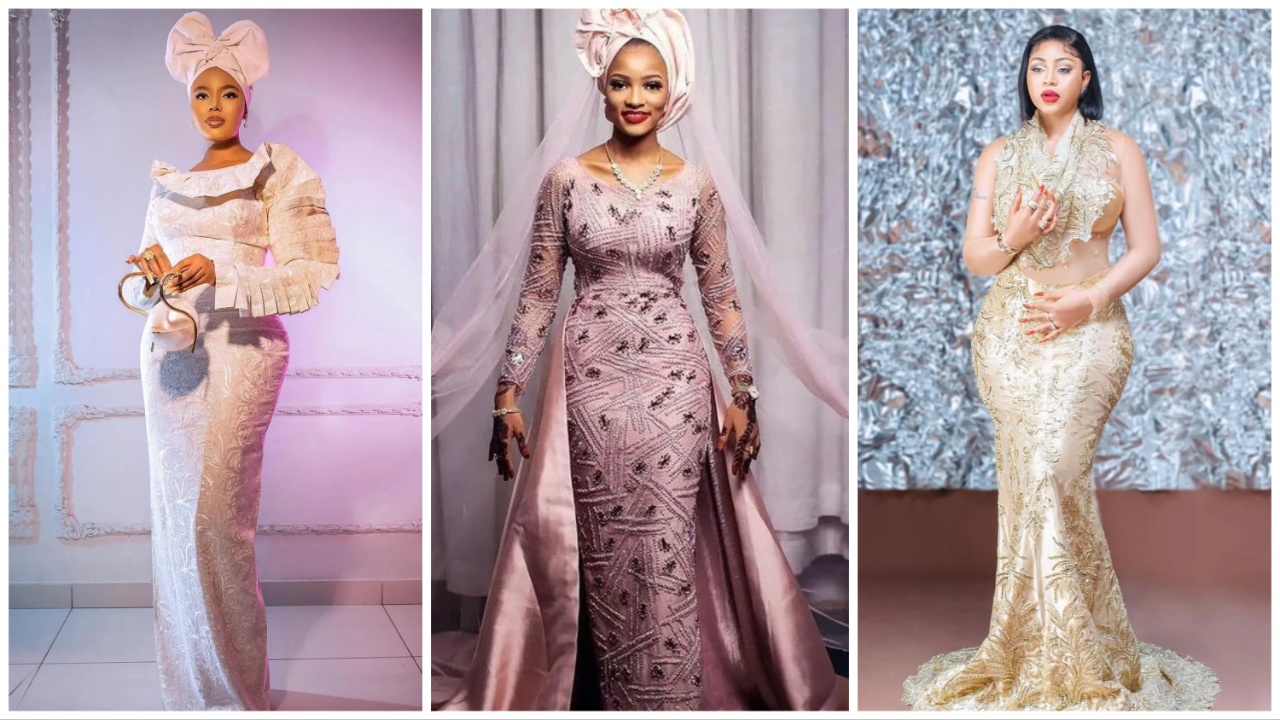 Trending African Lace Gown Styles 2023 To Wear Now
