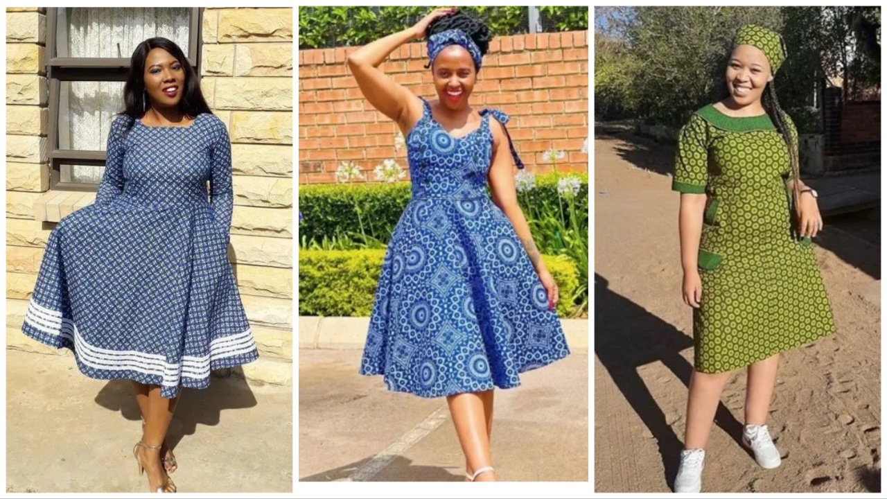 South African Tswana Traditional Dresses 2023