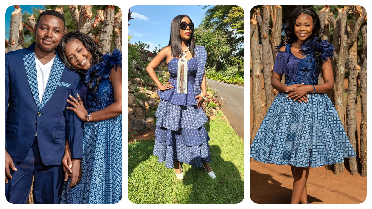 Gorgeous Shweshwe Traditional Dresses For South African Women