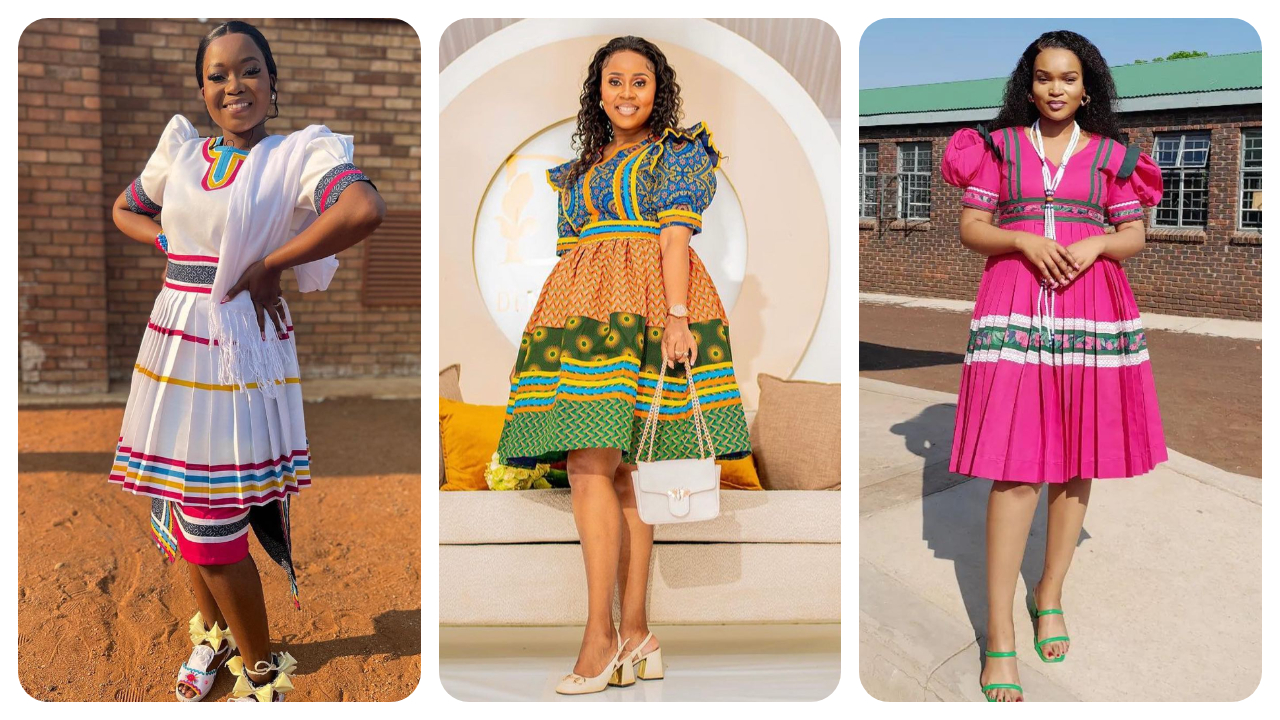 Modern Sepedi traditional Attires For South African Ladies