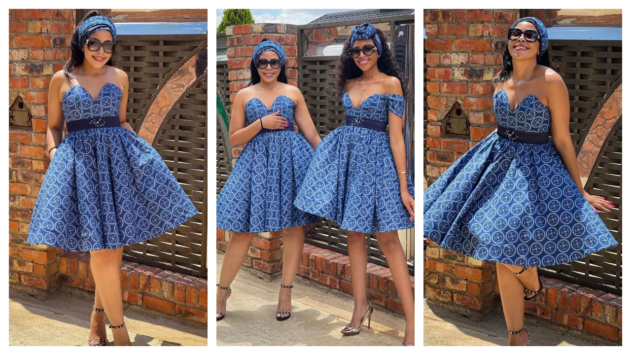 Elegant Tswana Traditional Dresses