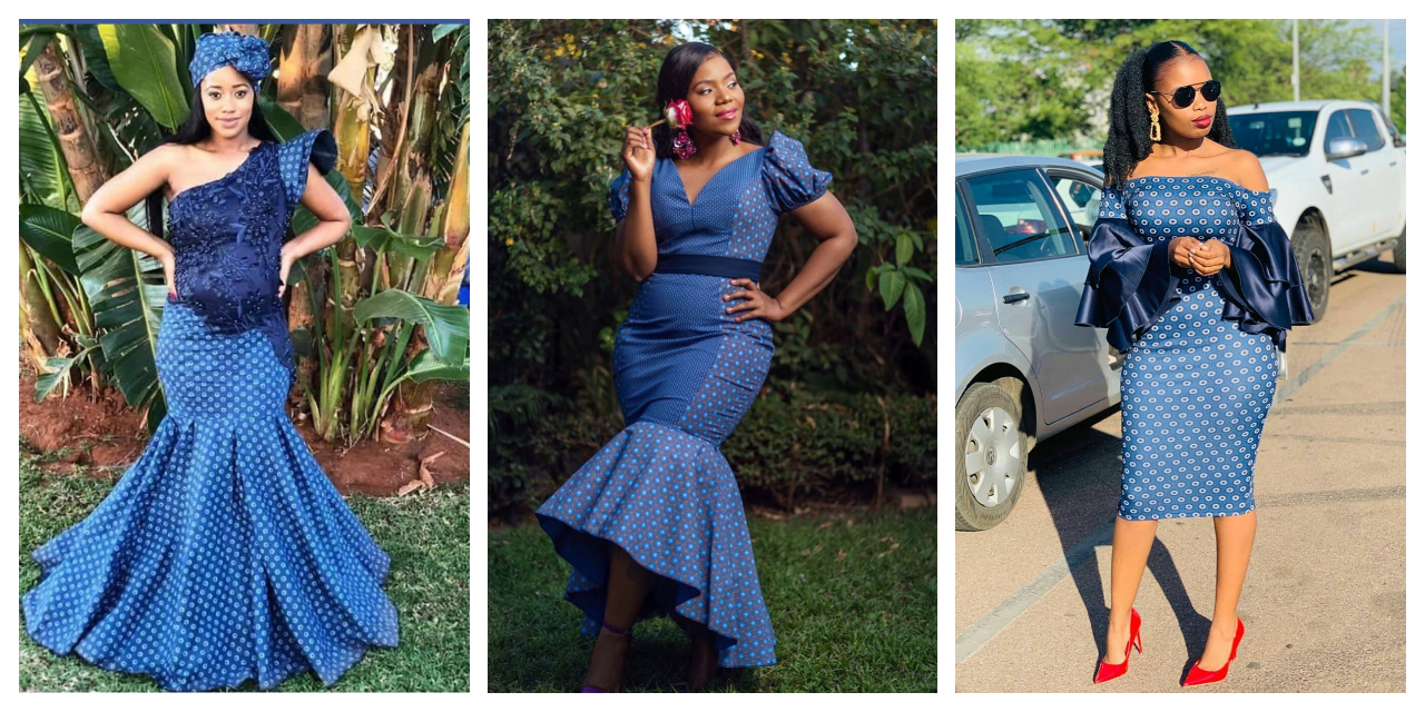 Top Makoti Shweshwe Dresses For Women 2024