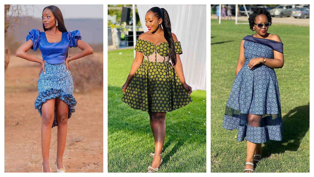 Makoti Shweshwe Dresses For South African Ladies 2024